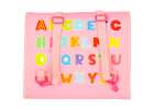 Sensory sensory montessori manipulative board backpack case pink 2