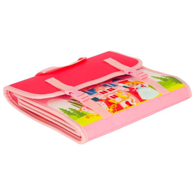 Sensory sensory montessori manipulative board backpack case pink