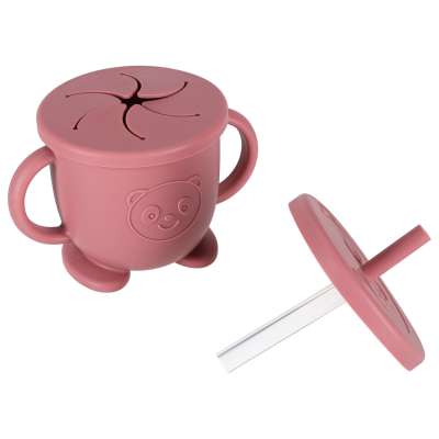 Silicone children's dishes crab zest 9el c pink