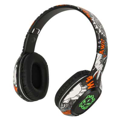 Słuchawki bezprzewodowe nauszne Bluetooth Gaming Sport czarne