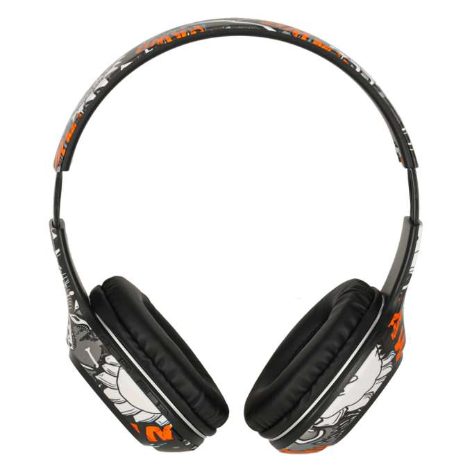 Słuchawki bezprzewodowe nauszne Bluetooth Gaming Sport czarne