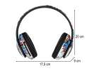 Słuchawki bezprzewodowe nauszne Bluetooth RGB Gaming Sport 150mAh 11