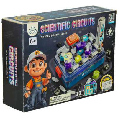 Small electrician electronics educational set 45 pieces 12 cards
