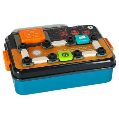 Small electronics electrician educational set 12 cards 58 elements