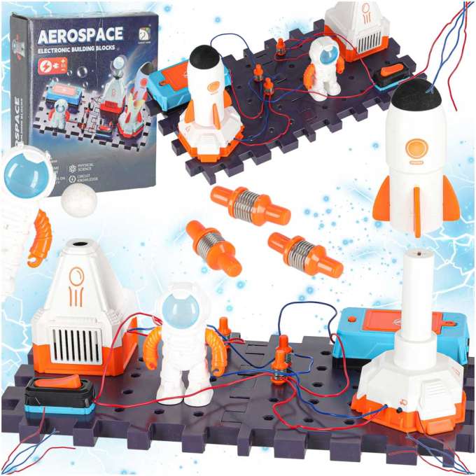 Small electronics electrician educational set space station