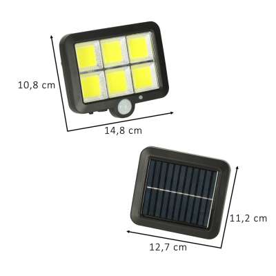Solar motion and dusk sensor lamp 120 LED