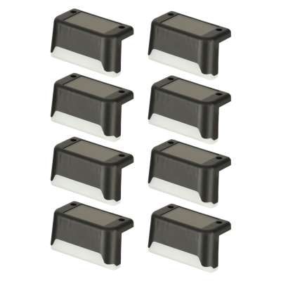 Solar waterproof stair light set of 8 pcs.