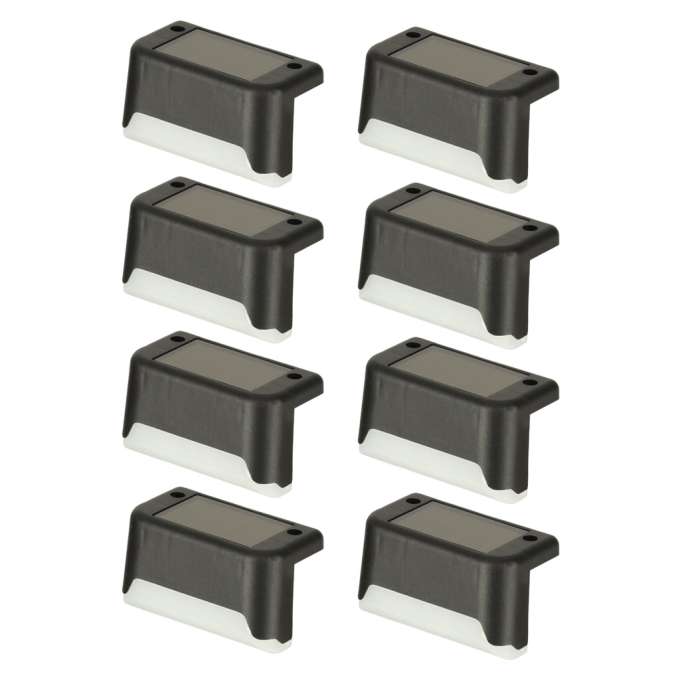Solar waterproof stair light set of 8 pcs.