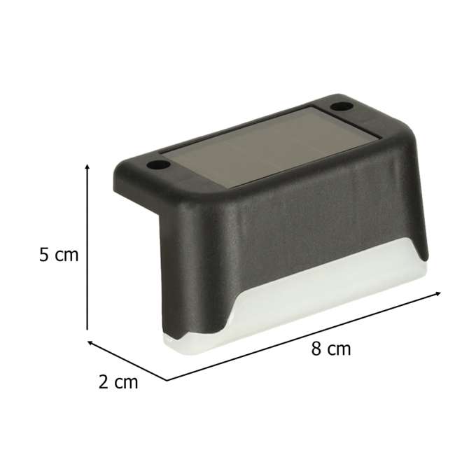 Solar waterproof stair light set of 8 pcs.