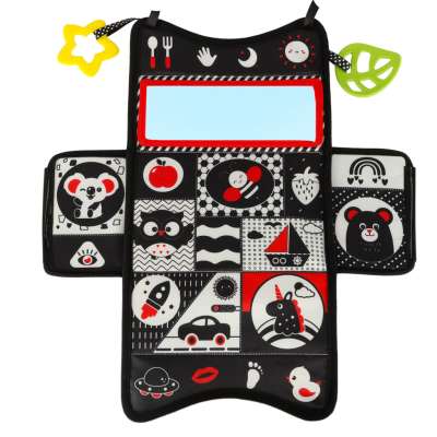 Sorter box with tissues sensory montessori mat 2in1