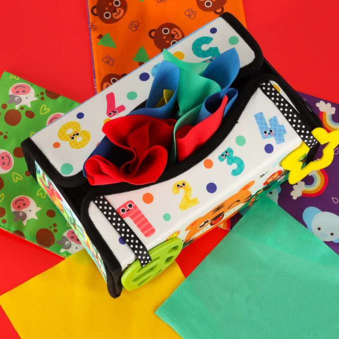 Sorter box with tissues sensory montessori mat 2in1