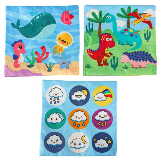 Sorter tissue box sensory montessori plush numbers letters