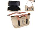 Sports travel bag hand luggage beige 1