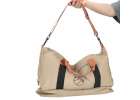 Sports travel bag hand luggage beige 6