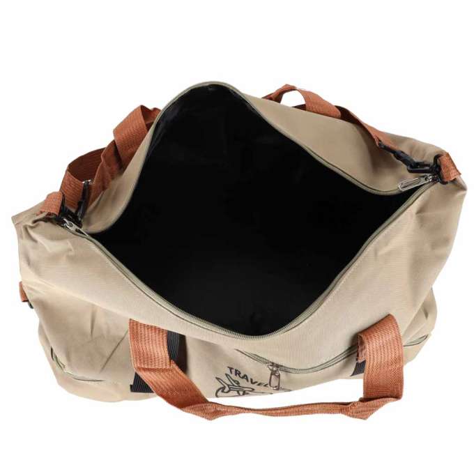 Sports travel bag hand luggage beige