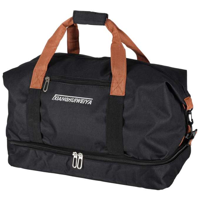 Sports travel bag hand luggage black