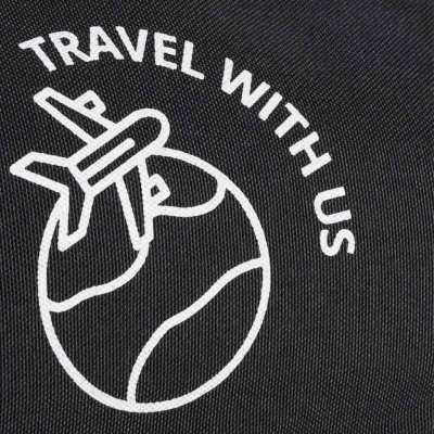 Sports travel bag hand luggage black