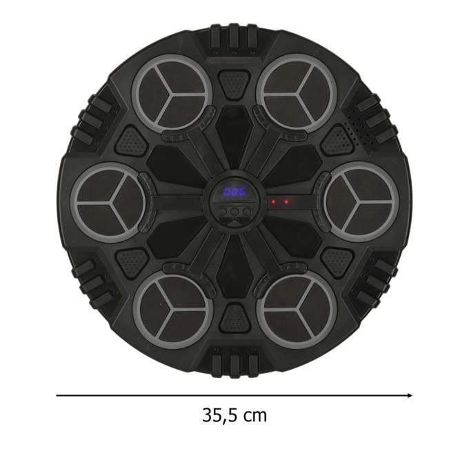 Tarcza bokserska treningowa na ścianę trenażer muzyka Bluetooth LED USB