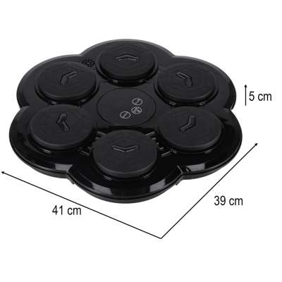 Tarcza bokserska treningowa na ścianę trenażer muzyka LED USB rękawice