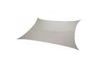 Terrace sunshade sail 4x3m square grey 3