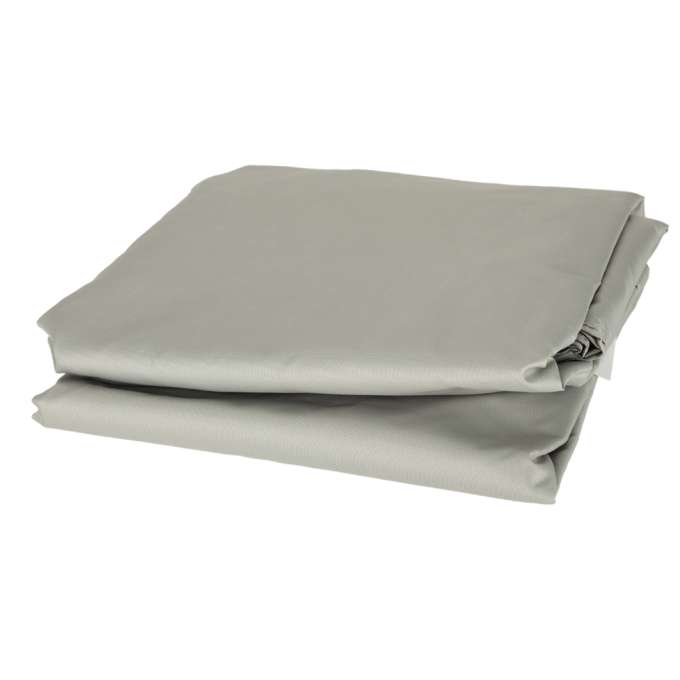 Terrace sunshade sail 4x3m square grey
