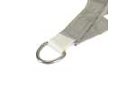 Terrace sunshade sail 4x3m square grey 5
