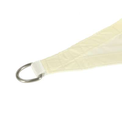 Terrace sunshade sail 4x4x4m triangle beige