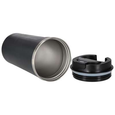 Thermal mug bidon with mouthpiece thermos 500ml black