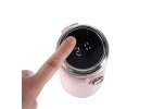 Thermal mug bidon with mouthpiece thermos LED 420ml pink 7
