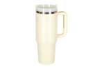 Thermal mug with handle thermos 1200ml cream 10