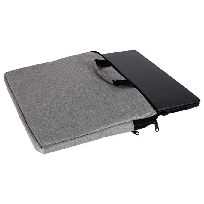 Torba na laptopa 15,6 cali etui pokrowiec teczka damska męska szara