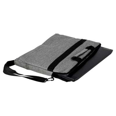 Torba na laptopa 15,6 cali etui pokrowiec z paskiem teczka damska męska mocna szara