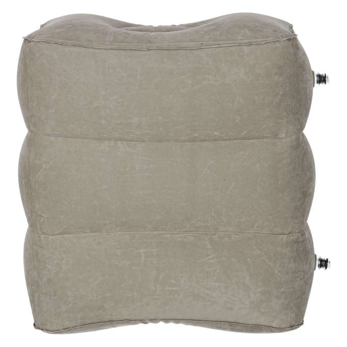 Tourist inflatable footrest grey