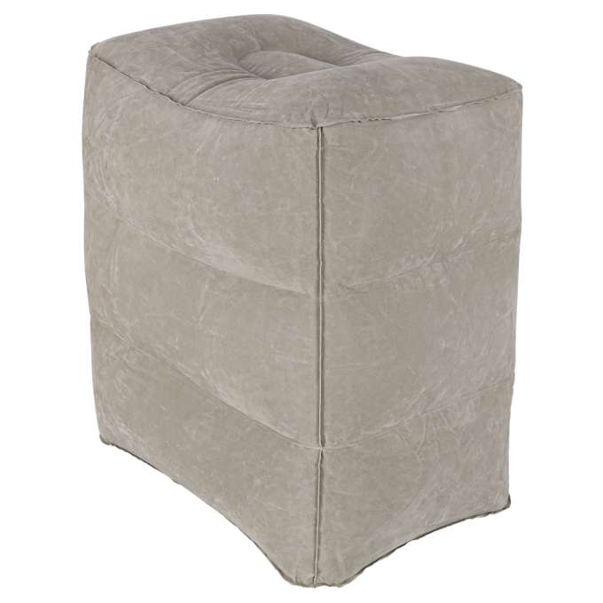Tourist inflatable footrest grey