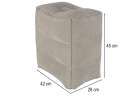 Tourist inflatable footrest grey 12