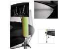 Trampolina do domu ogrodu dla dzieci siatka piłki 140cm 55inch zielona 9