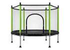Trampoline for home garden for kids ball net 140cm 55inch green 1