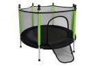 Trampoline for home garden for kids ball net 140cm 55inch green 3