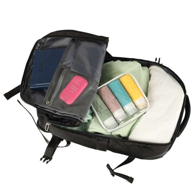 Travel backpack for airplane hand luggage cabin travel waterproof 45x32cm