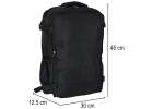 Travel backpack luggage black 45x30 cm 13