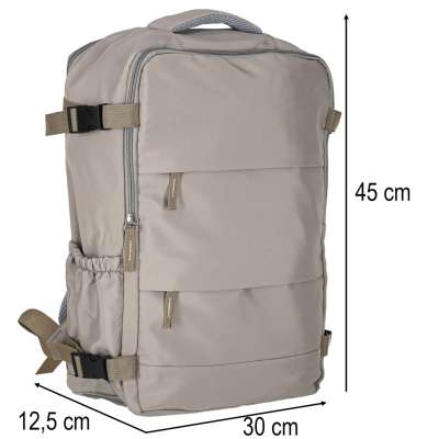 Travel backpack luggage grey 45x30 cm