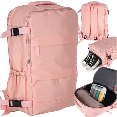 Travel backpack luggage pink 45x30 cm
