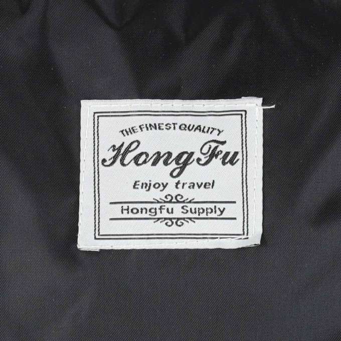 Travel bag on wheels foldable 3 sizes black