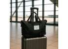 Travel bag on wheels foldable 3 sizes black 12