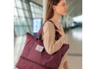 Travel bag on wheels foldable 3 sizes fiol 12