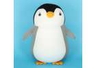 Travel cushion 2in1 neck cornet for car aeroplane penguin mascot 12