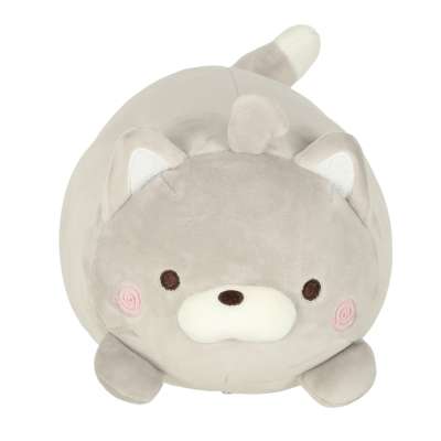 Travel cushion 2in1 neck roll for aeroplane car mascot cat