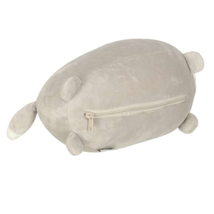 Travel cushion 2in1 neck roll for aeroplane car mascot cat