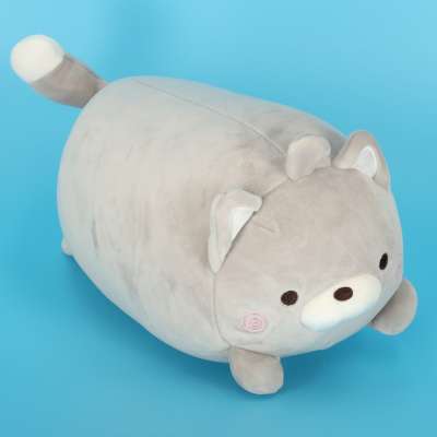 Travel cushion 2in1 neck roll for aeroplane car mascot cat