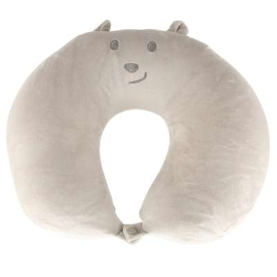 Travel cushion 2in1 neck roll for aeroplane car teddy bear mascot